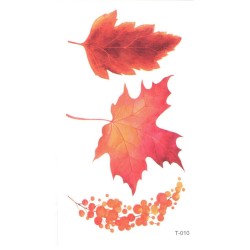 Autumn Leaves Herbst Herbstblätter Klebetattoo