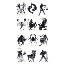 Astrological Astrologie Klebetattoo
