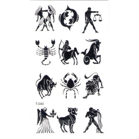 Astrological Astrologie Klebetattoo