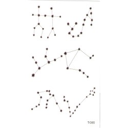 Zodiac Tierkreis Tierkreiszeichen Sternzeichen Klebetattoo
