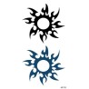 Tribal Sunshine Tribal-Sonne Klebetattoo