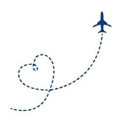 Airplane Flugzeug Klebetattoo