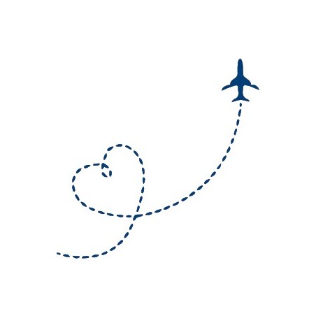 Airplane Flugzeug Klebetattoo
