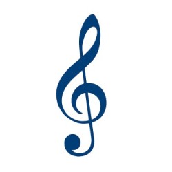 Clef Notenschlüssel Musik Klebetattoo