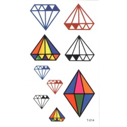 Diamond Diamant Edelstein Eleganz Klebetattoo