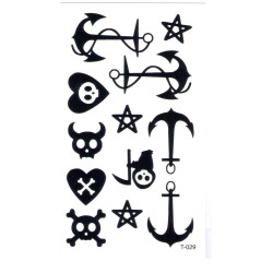 Nautic Symbols Seefahrer Klebetattoo