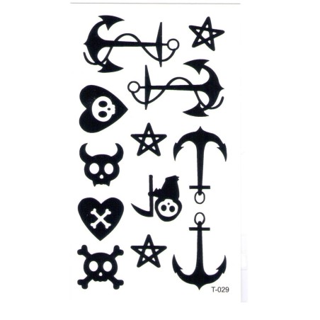 Nautic Symbols Seefahrer Klebetattoo