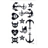 Nautic Symbols Seefahrer Klebetattoo