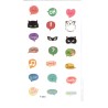 Chat Bubbles Mini Pop-Art Sprechblasen Klebetattoo
