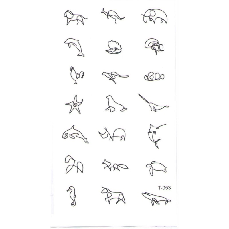 One Line Animals