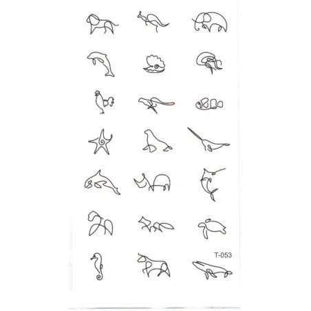 One Line Animals