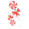 Candy Bow Lollipops Klebetattoo