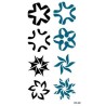 Perigon geometrische Form Klebetattoo