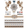 Boho Glam Eleganz Armband Klebetattoo