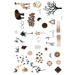 Wild Spirit Tiermotive Tier Tiere Klebetattoo