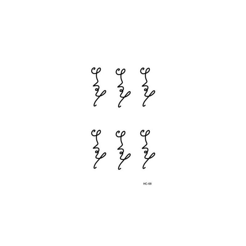 Love Liebe Schriftzug Klebetattoo