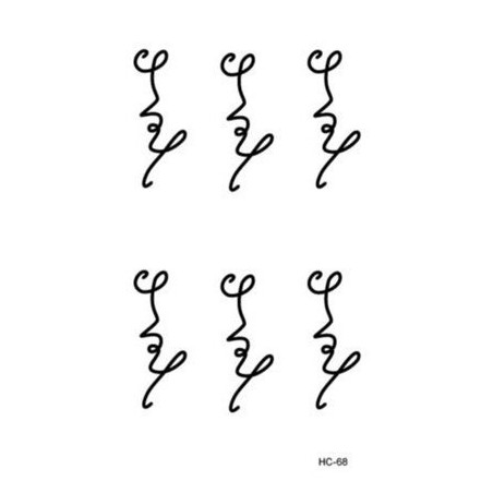 Love Liebe Schriftzug Klebetattoo