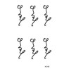 Love Liebe Schriftzug Klebetattoo