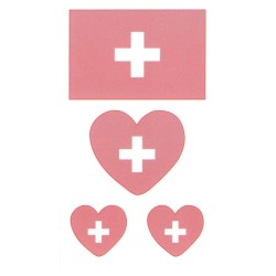 Schweiz, Suisse, Svizzera, Switzerland Klebetattoo