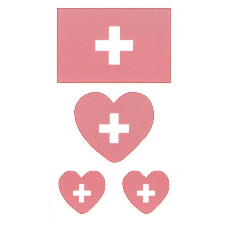 Schweiz, Suisse, Svizzera, Switzerland Klebetattoo