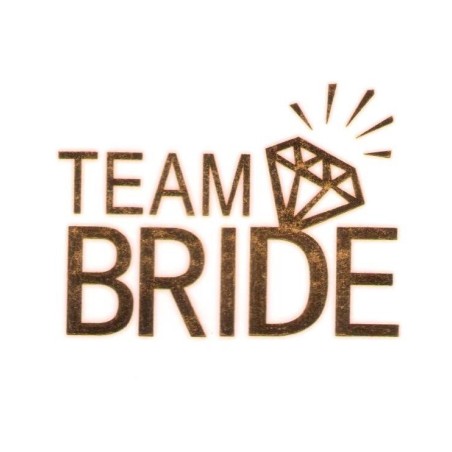 Diamond Diamant Team Bride Klebetattoos für JGA & Hochzeit