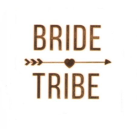 Tribe Team Bride Klebetattoos für JGA & Hochzeit