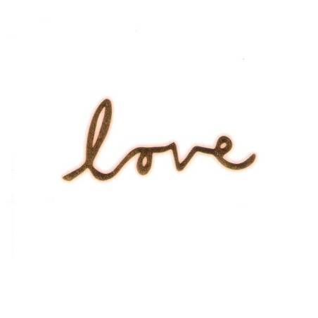 Love Liebe Klebetattoo