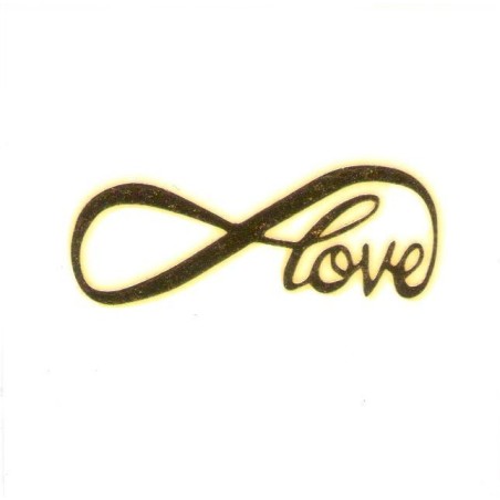 Infinity Love Klebetattoo