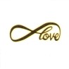 Infinity Love Klebetattoo