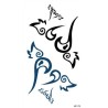 Flying Heart Herz Klebetattoo