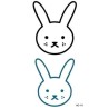 Rabbit Hase Klebetattoo