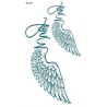 Wing Flügel Freiheit Klebetattoo