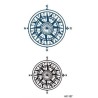 Compass Kompass Klebetattoo