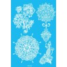 Floral Blumen Weiss Klebetattoo