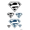 Superwoman Unabhängigkeit Heldin Klebetattoo