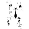 Miss Kopy Kat Charme Katze Klebetattoo