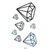 Diamond Diamant Edelstein Eleganz Klebetattoo