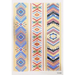 Weave Pattern Armband Klebetattoo