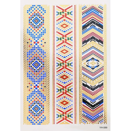 Weave Pattern Armband Klebetattoo