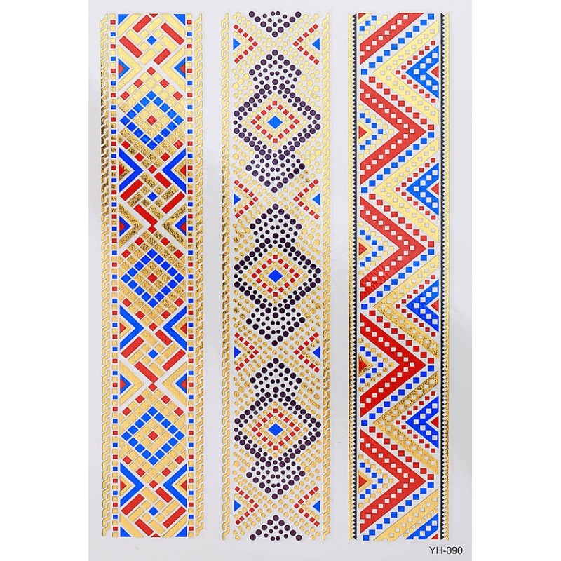 Weave Pattern Armband Klebetattoo