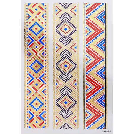 Weave Pattern Armband Klebetattoo