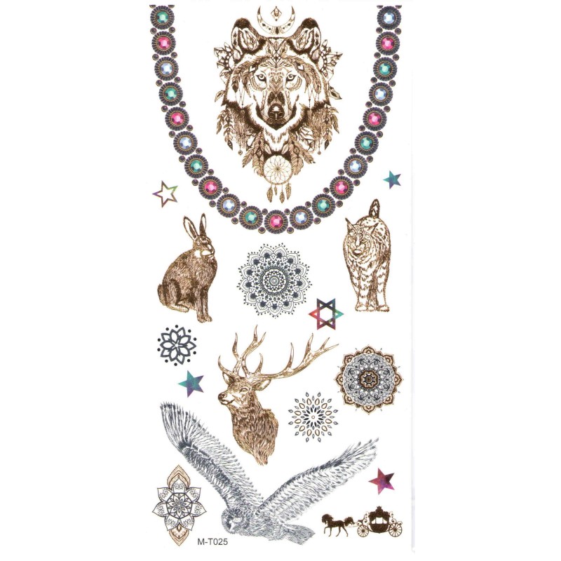 Animal Tiere Wildtier Klebetattoo
