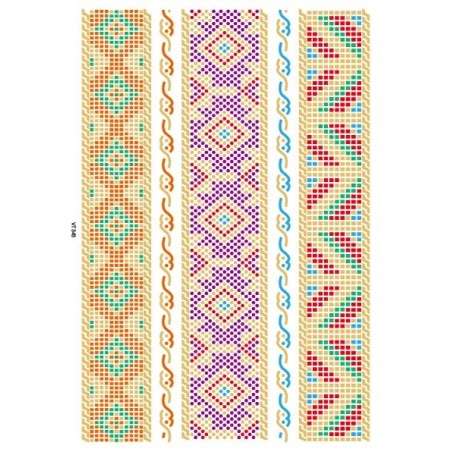 Weave Pattern Armband Klebetattoo