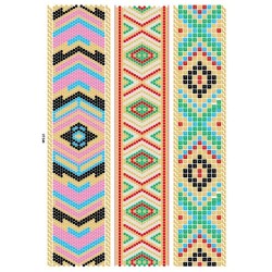 Weave Pattern Armband Klebetattoo