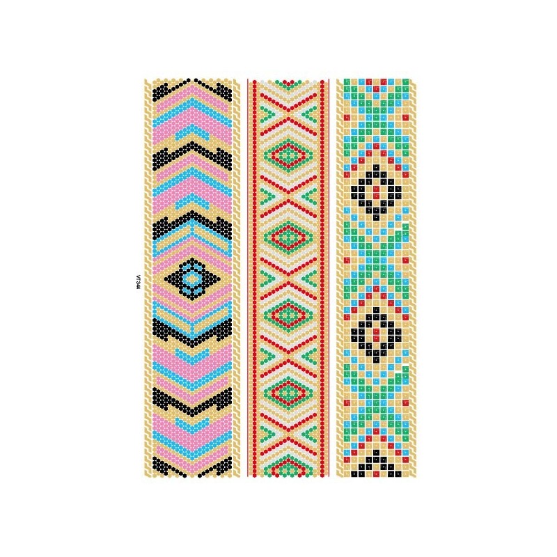 Weave Pattern Armband Klebetattoo